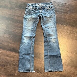 Y2K Rue21 Women's Blue Boot Cut Jeans